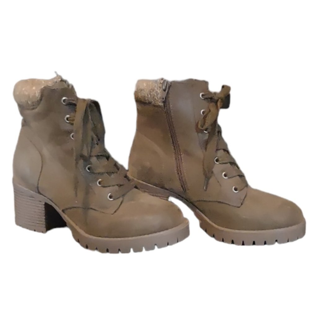 Universal Thread Lace-Up Medium Brown Dark Army G… - image 1